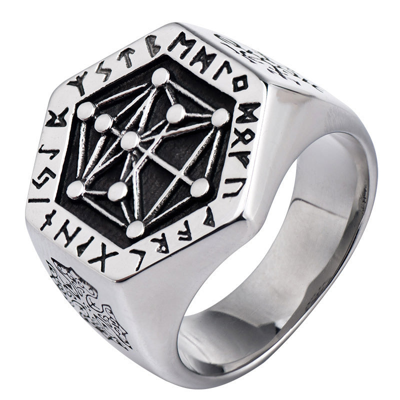 Nordic Viking ring for men - Nyaabs