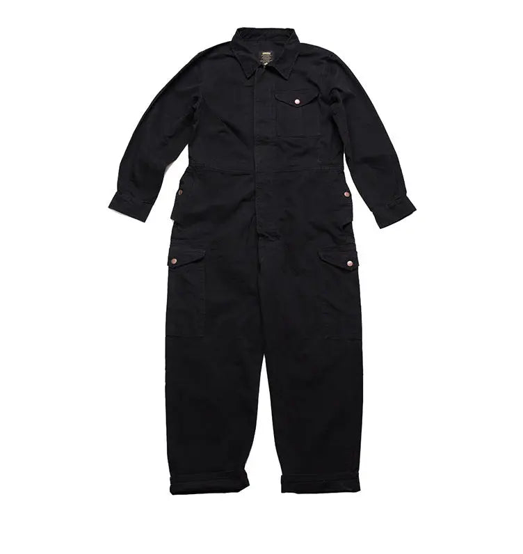 Multi-pocket Workwear Jumpsuit Men's Work Suit - Nyaabs