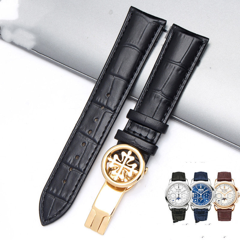 Watch strap with pattern butterfly buckle - Nyaabs