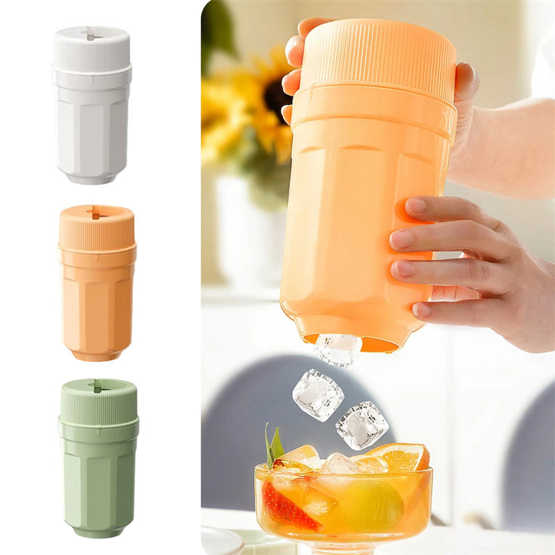 Twisting Ice Cup Rotating Release Ice Cube Trays Rotation With Cover Ice Block Mold For Freezer Home Refrigerator Storage - Nyaabs