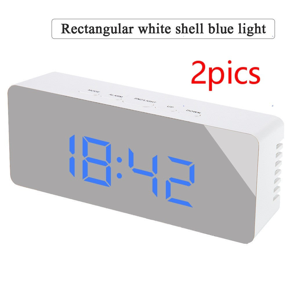 Digital LED multi-function mirror clock - Nyaabs