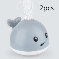 New Baby Bathroom Bath Electric Induction Whale Spray Small Toy - Nyaabs