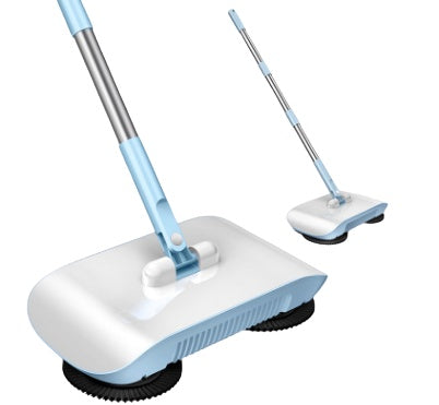 Hand Push Sweeper Household Broom Dustpan Mop Floor All-in-one Machine Gift Mop Sweeper - Nyaabs