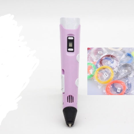 3D print pen 3D pen two generation graffiti 3D stereoscopic paintbrush children puzzle painting toys nyaabs.com