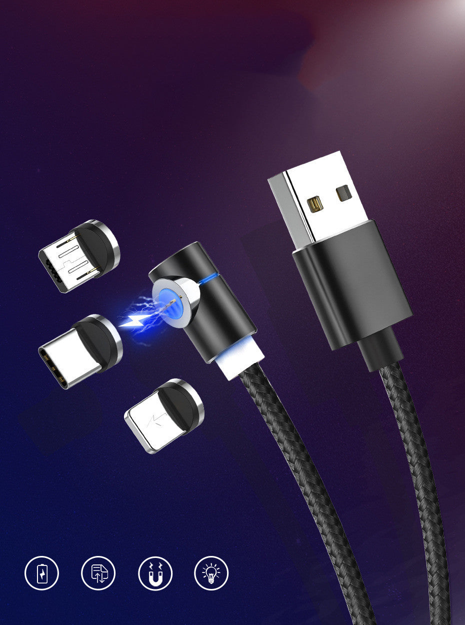 Magnetic Cable LED Magnet Charger Cable USB Cable & USB Type-C USB C - Nyaabs