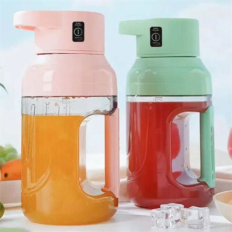 New Arrival Summer Electric Juicer Portable Large Capacity 1500ml Juice USB Rechargeable Electric Portable Blender Kitchen Gadgets - Nyaabs