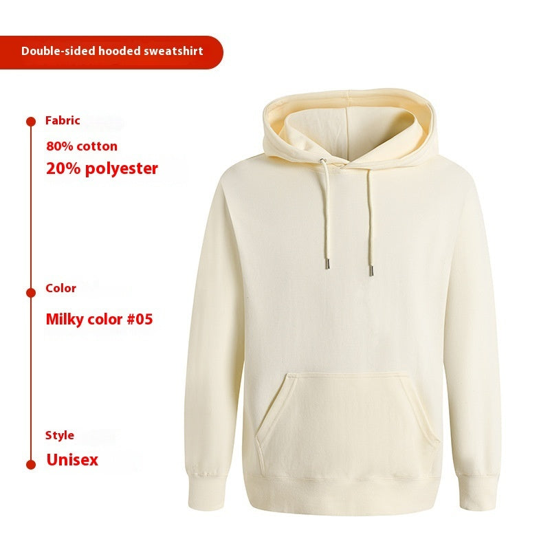 Solid Color Long Sleeve Loose Thin Hoodie Sweater - Nyaabs