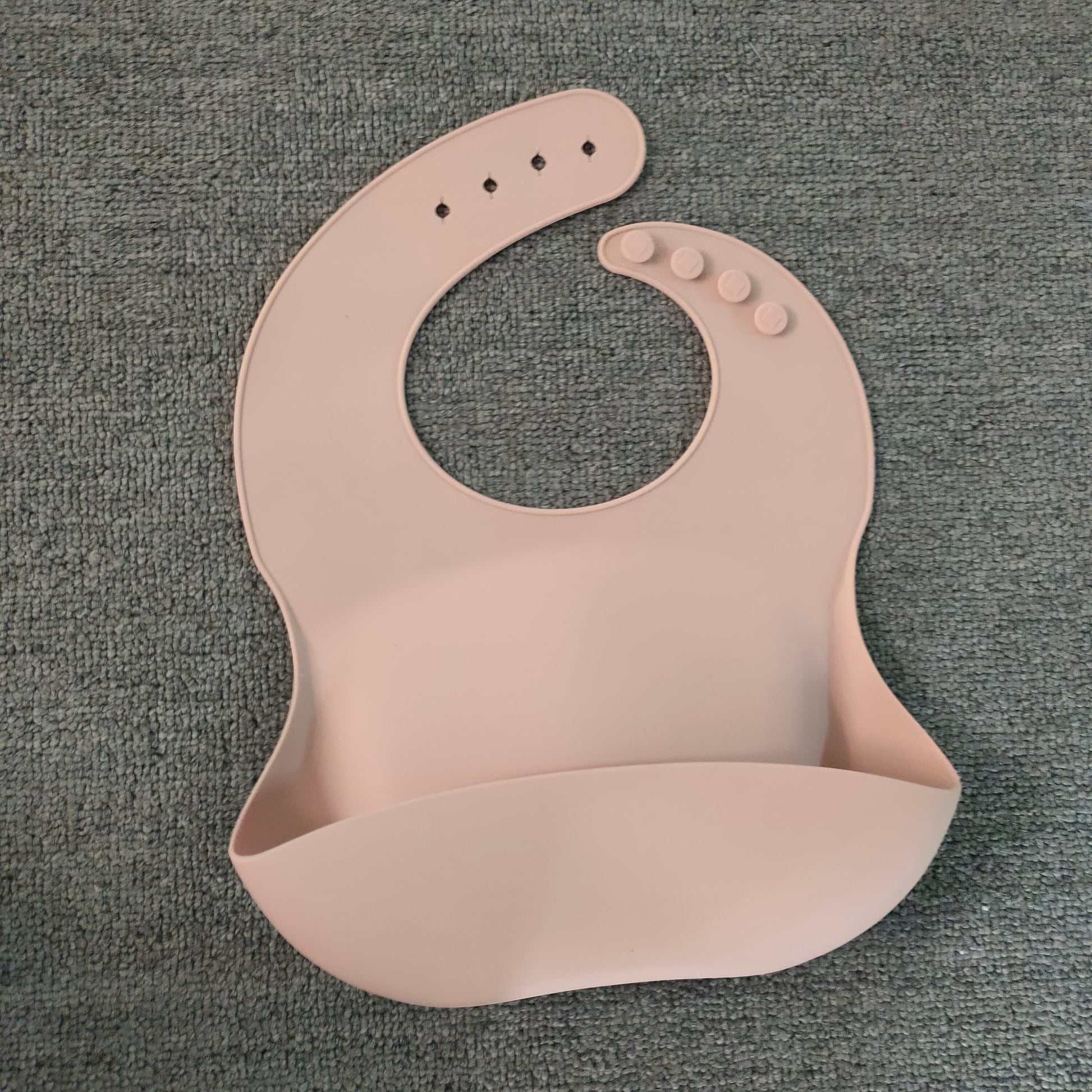 Soft Waterproof Silicone Baby Bib with Food Catcher, Baby Silicone Bib - Nyaabs