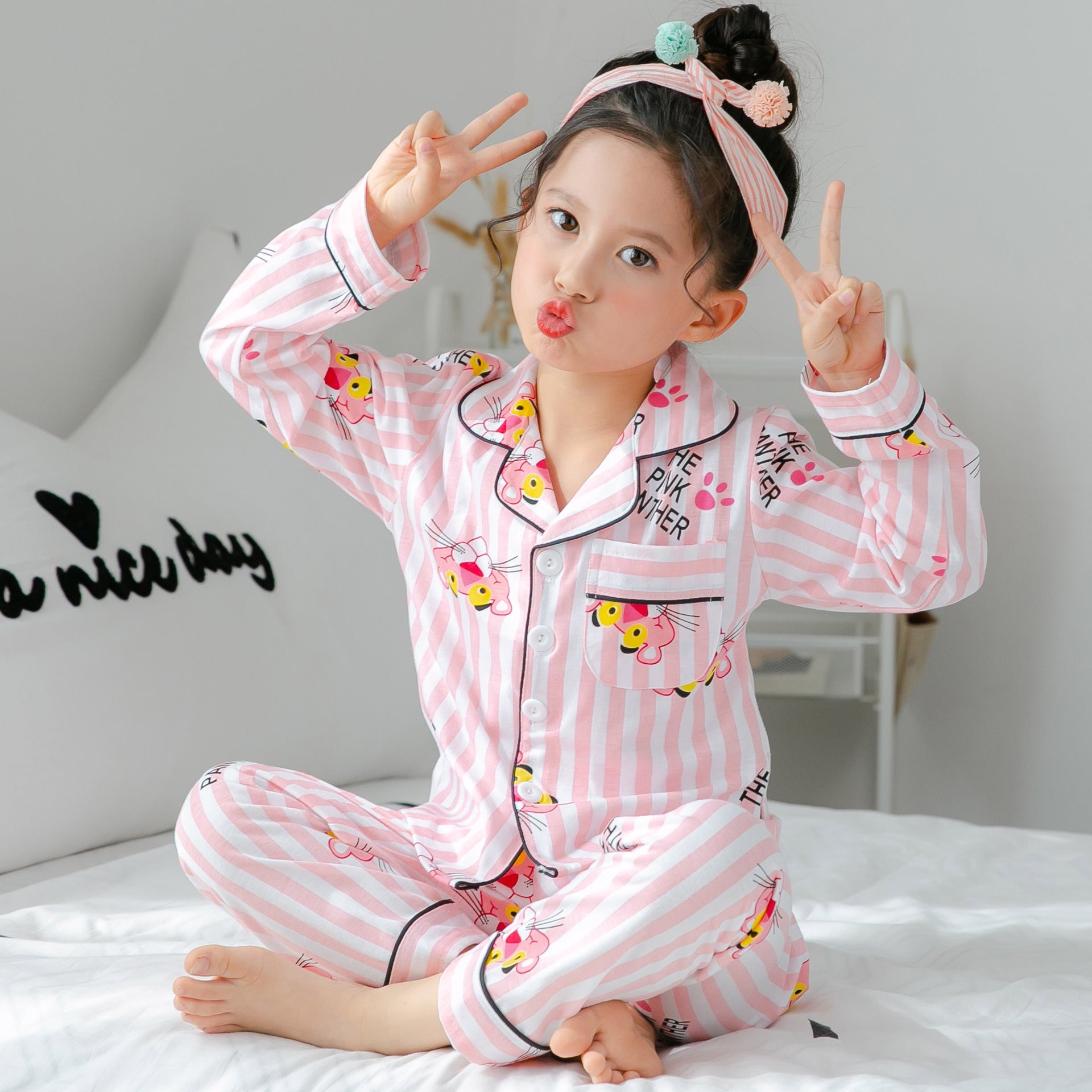 Cotton pajamas for children - Nyaabs