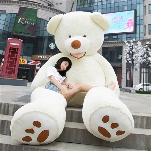 Giant Teddy Bear Plush Toy Huge  Soft Toys  Leather Shell - Nyaabs