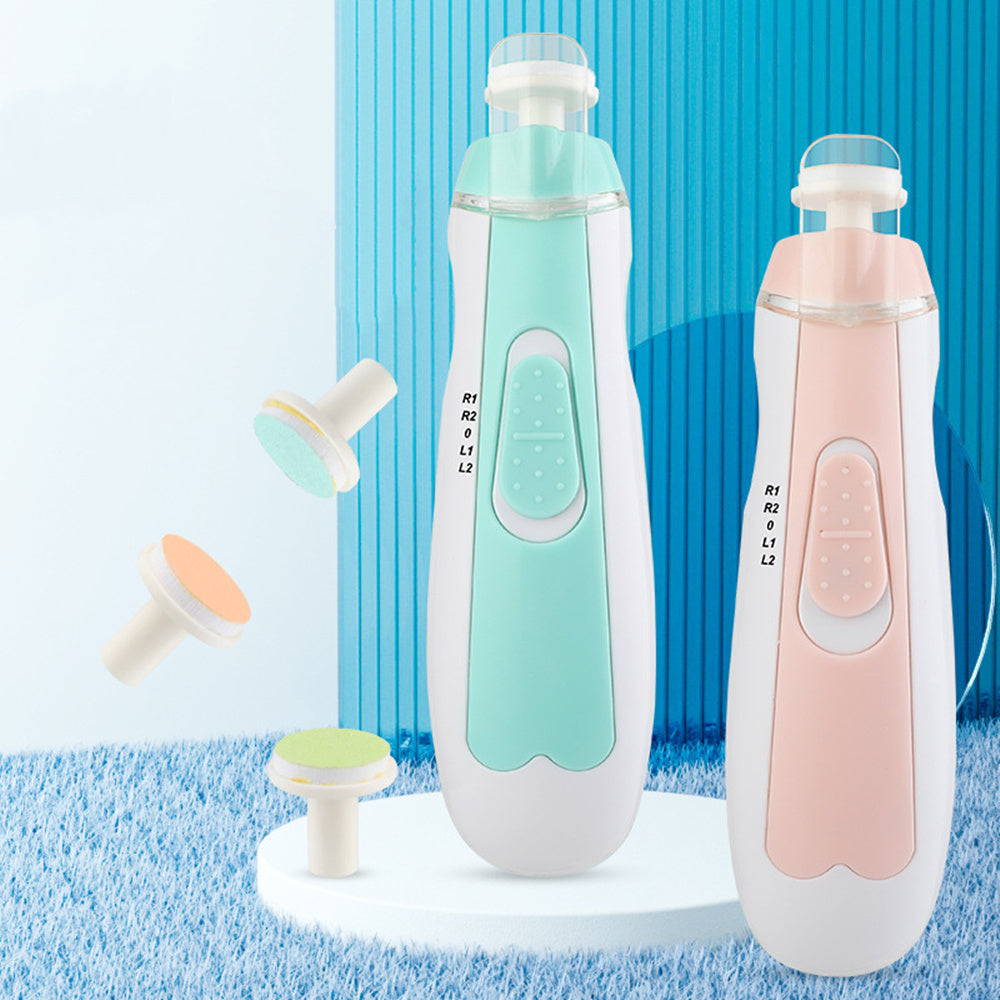 Newborn Nail Clipper Electric Baby Anti-pinch Meat Care Set - Nyaabs