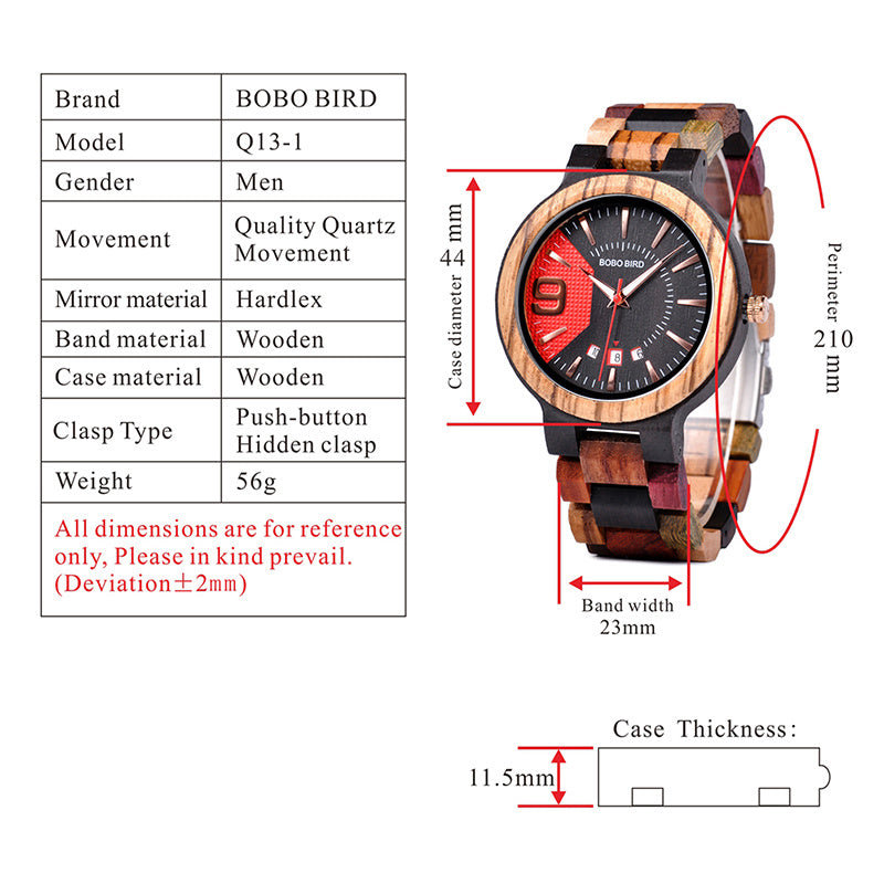 Wooden watch for men - Nyaabs