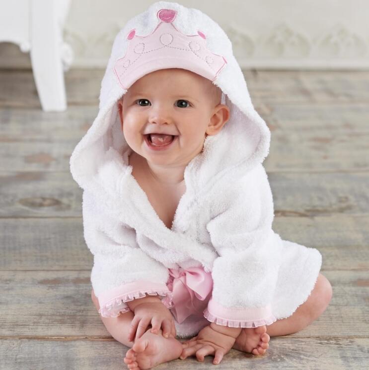 Cartoon Cute Animal Modeling Baby Bath Towels Baby Bathrobes Cotton Children's Bathrobes Baby Hooded - Nyaabs