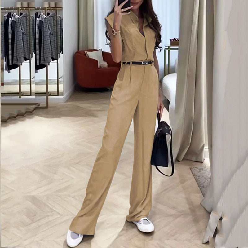 Summer New Fashion Sleeveless Top Loose Trousers Two-piece Set - Nyaabs