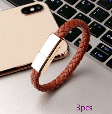 New Bracelet Charger USB Charging Cable Data Charging Cord For IPhone14 13 Max USB C Cable For Phone Micro Cable - Nyaabs