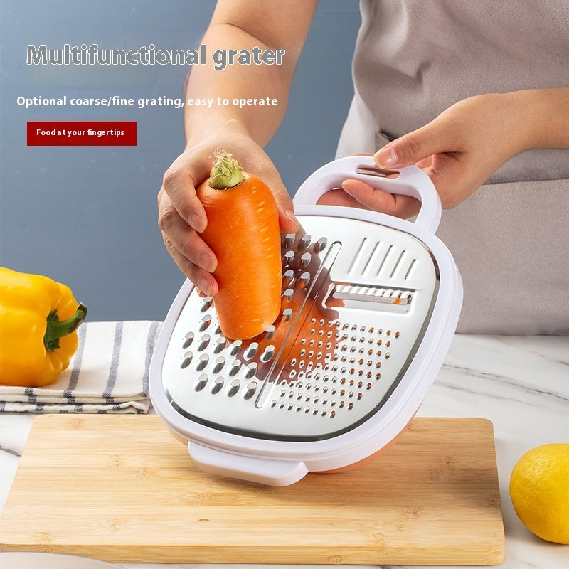 Multifunctional Lunch Box Planer Stainless Steel Grater Kitchen Gadgets - Nyaabs