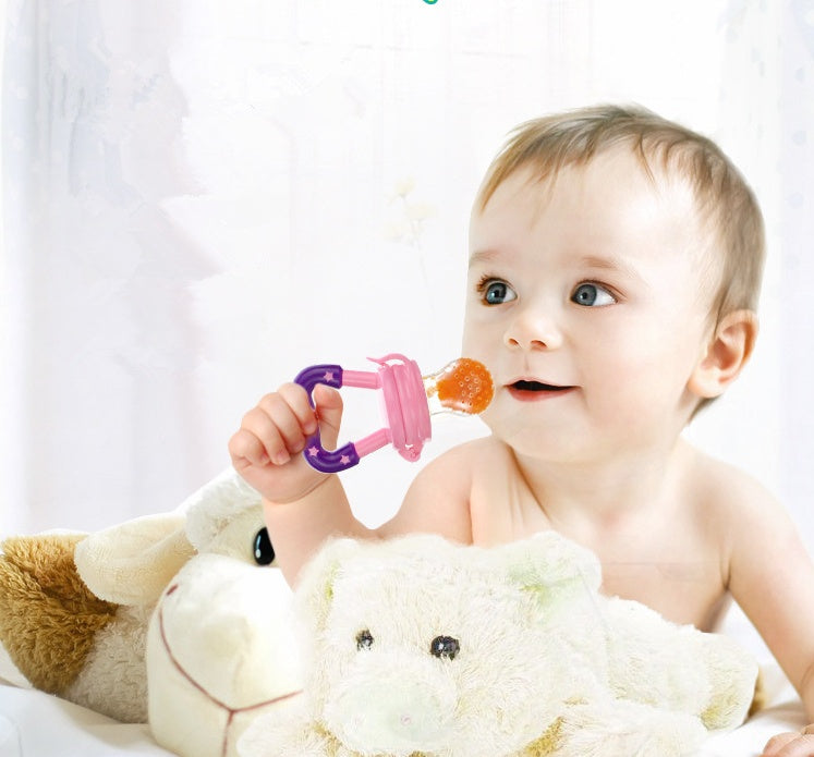 New Baby Silicone Pacifier, Encapsulated To Soothe Complementary Food Feeding Artifact - Nyaabs