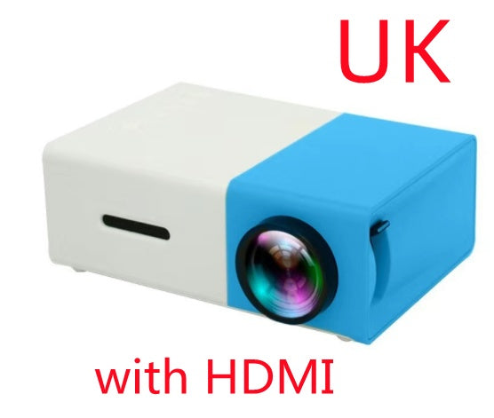 Portable Projector 3D Hd Led Home Theater Cinema HDMI-compatible Usb Audio Projector Yg300 Mini Projector - Nyaabs