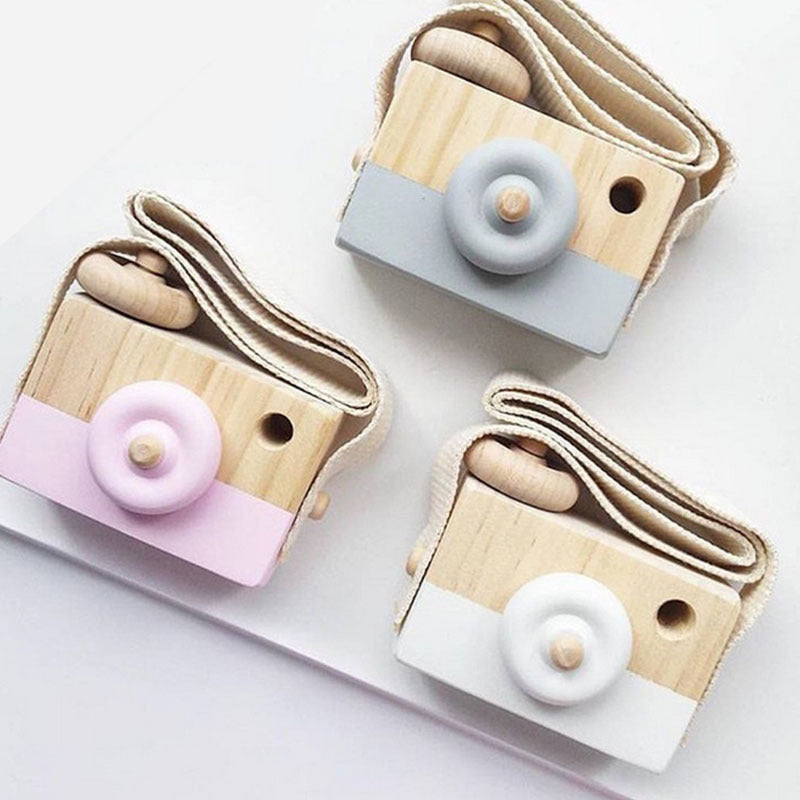 Cute Wooden Toys Camera Baby Kids - Nyaabs