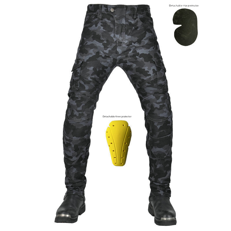 Outdoor Motorcycle Stretch Camouflage Motorcycle Jeans - Nyaabs