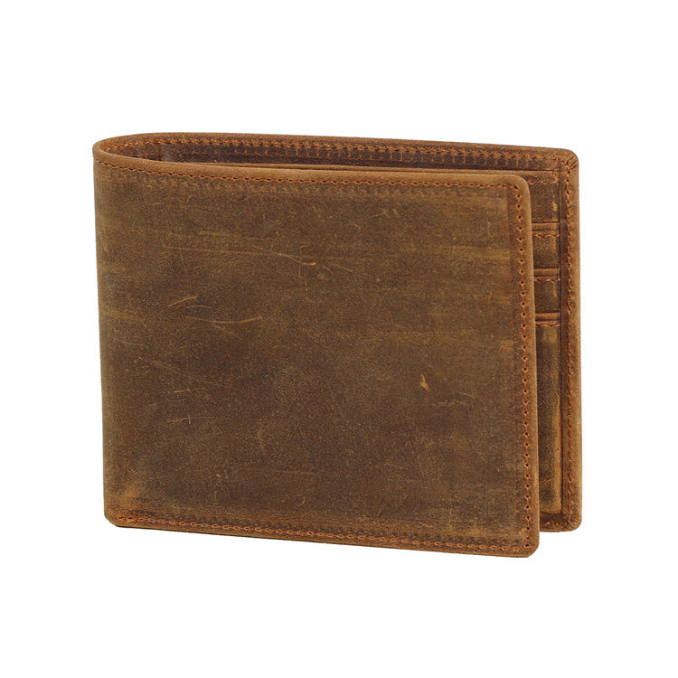 New Men's Cow Leather Wallet Short - Nyaabs