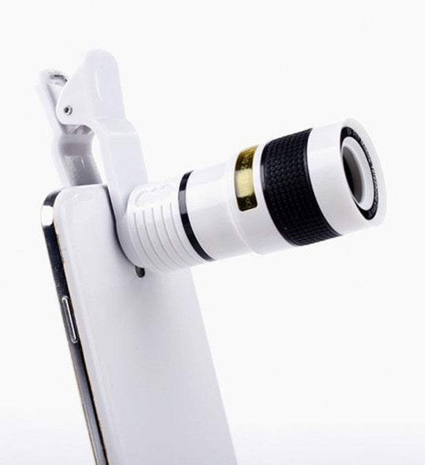 Zoom Mobile Phone Clip-On Retractable Telescope Camera Lens For  Galaxy S3 S4 S5 S6 S7 Edge Phone - Nyaabs