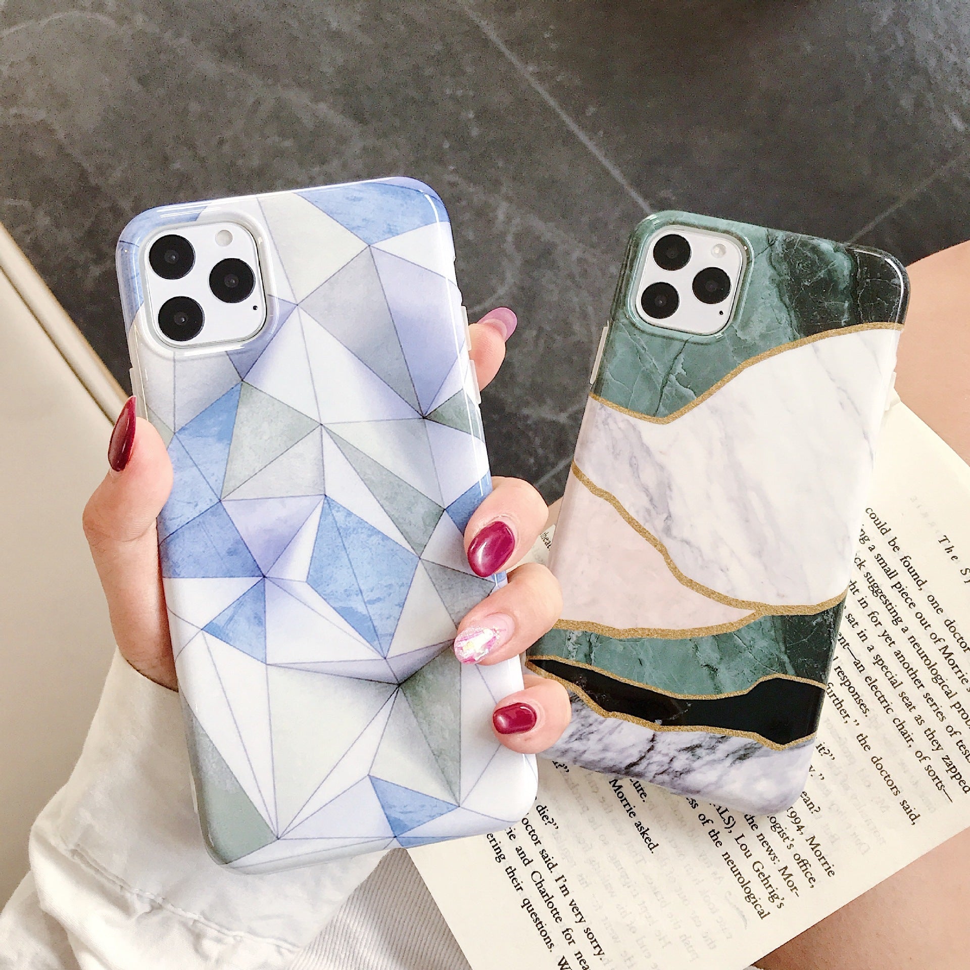 Geometric Marble Cases - Nyaabs