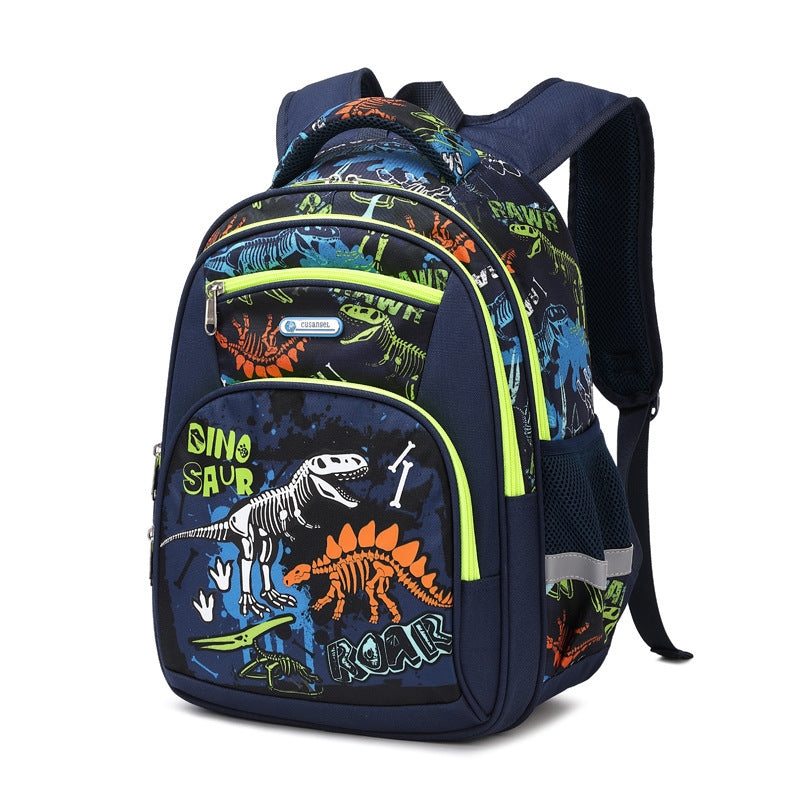 Primary School Boys Large Capacity Children's Backpack Space Schoolbag - Nyaabs