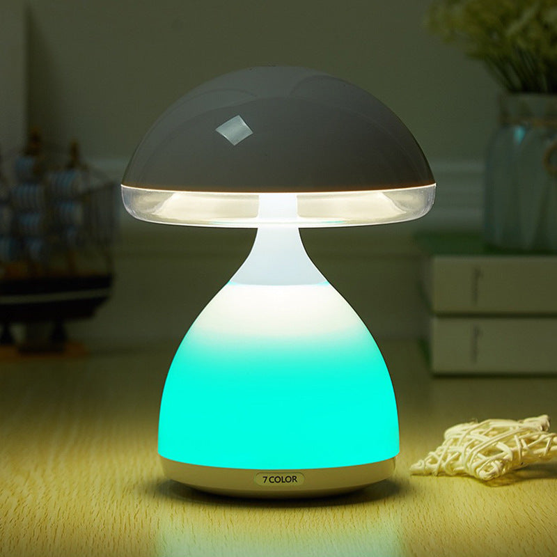 Color Dimming Rechargeable Bedside Mushroom Lamp - Nyaabs