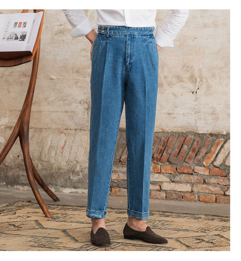 Men's Spring Fashion Casual Retro Jeans - Nyaabs