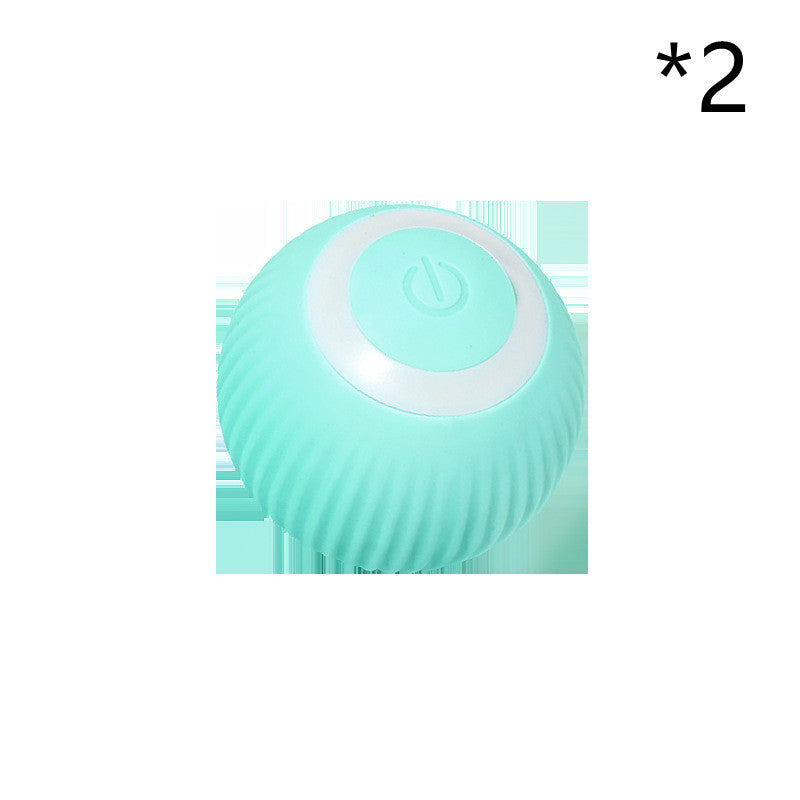 Cat Gravity Intelligent Rolling Ball Tease Toy Pet Automatic Rotating Ball nyaabs.com