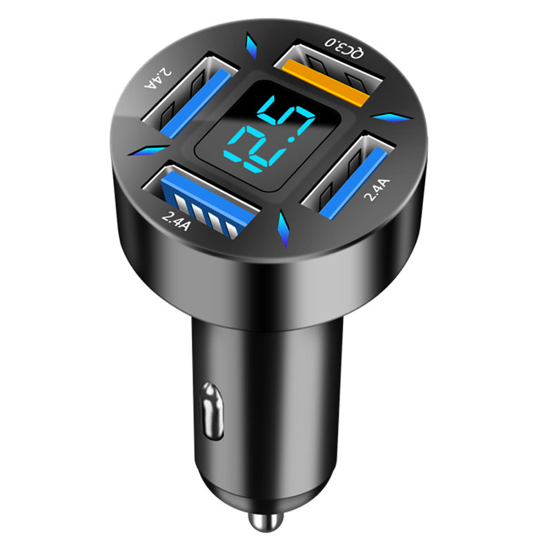 Four-port Car Charger 4USB Car Charger - Nyaabs