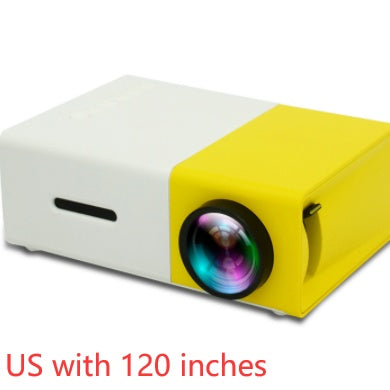 Portable Projector 3D Hd Led Home Theater Cinema HDMI-compatible Usb Audio Projector Yg300 Mini Projector - Nyaabs