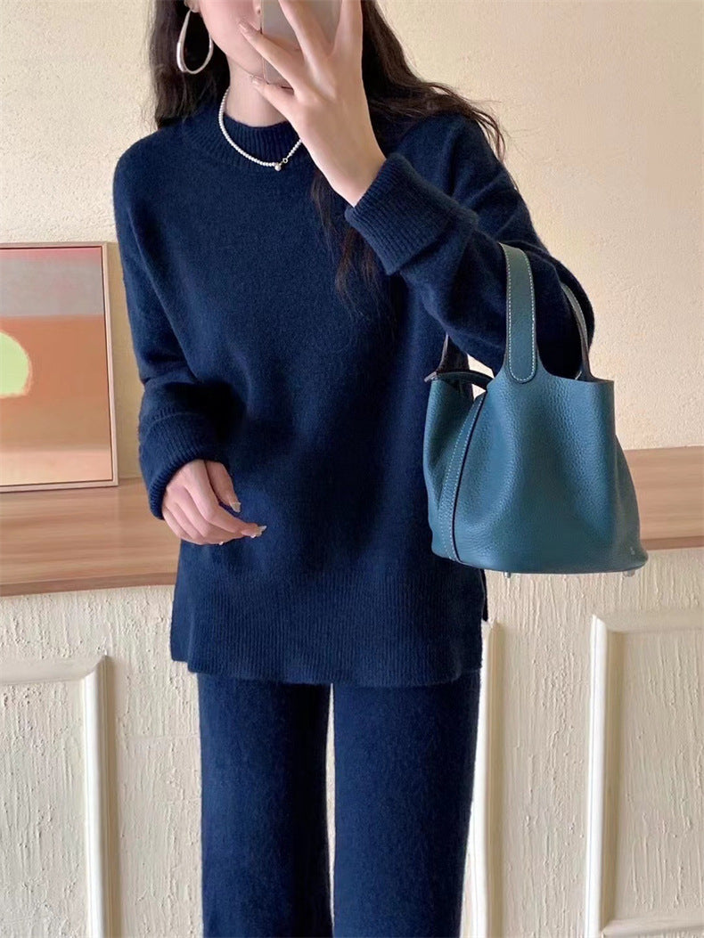 Idle Style Sweater Round Neck Sweater - Nyaabs