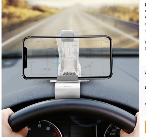 Buckle Style 360 Degree Car Phone Clip - Nyaabs