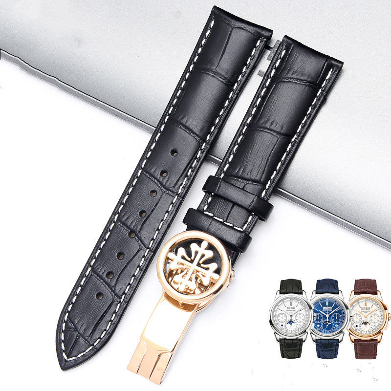 Watch strap with pattern butterfly buckle - Nyaabs