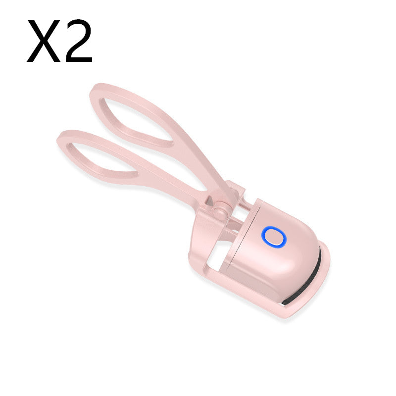 Heated Eyelash Curler Electric Temperature Control Mini Eyelash Curler Electric Portable Charging nyaabs.com