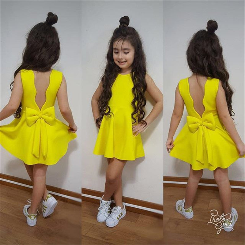 Kids Clothes Dress Baby Sleeveless Girl Clothing Years - Nyaabs