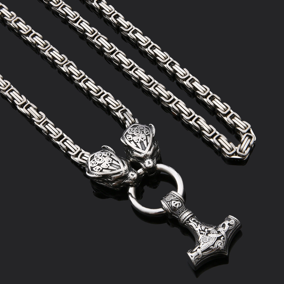 Stainless Steel Pendant Necklace For Men - Nyaabs