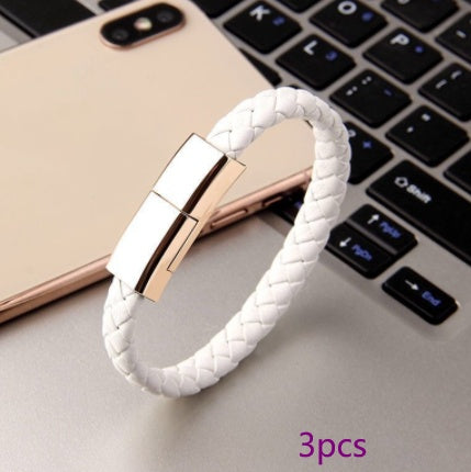 New Bracelet Charger USB Charging Cable Data Charging Cord For IPhone14 13 Max USB C Cable For Phone Micro Cable - Nyaabs