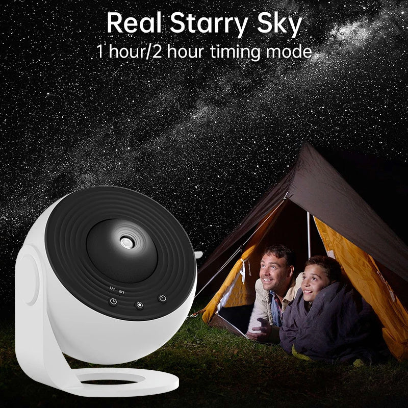 Night Light Galaxy Projector Starry Sky Projector 360 Rotate Planetarium Lamp For Kids Bedroom Valentines Day Gift Wedding Deco - Nyaabs