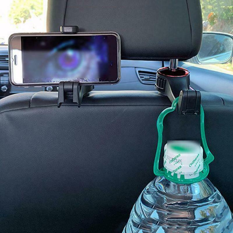 Car Headrest Hook Phone Car Holder Car Hanger For A4 B6 Seat Back Hanger Storage Hook Phone Holder Auto Fastener Clip - Nyaabs