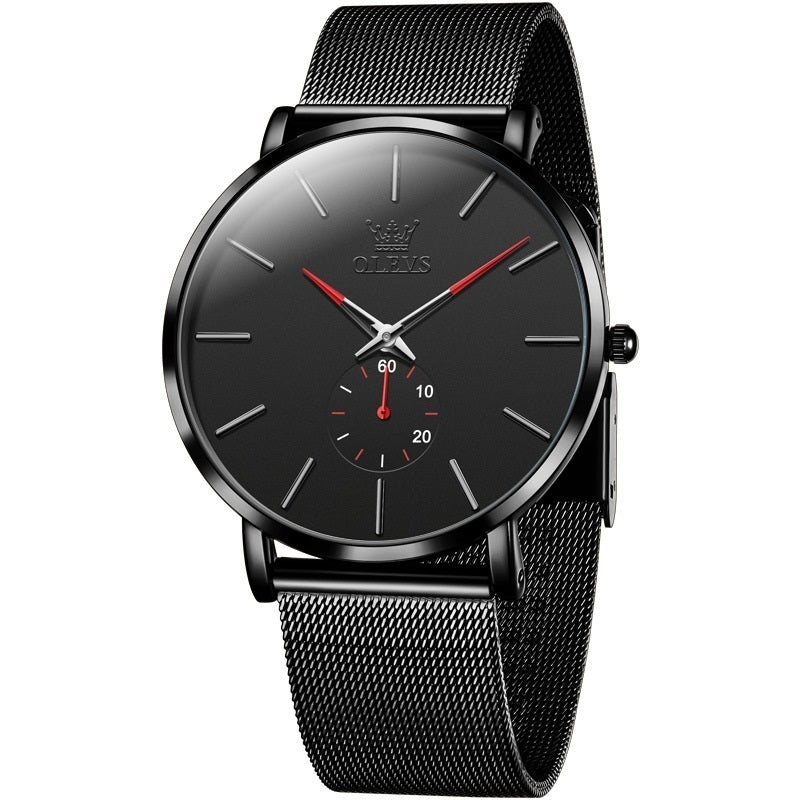 Fashion Siamese Buckle Thin Simple Quartz Watch - Nyaabs