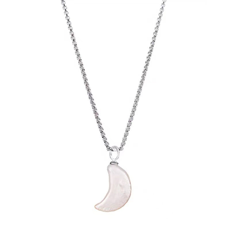 Necklace Moon Temperament Men And Women Design - Nyaabs