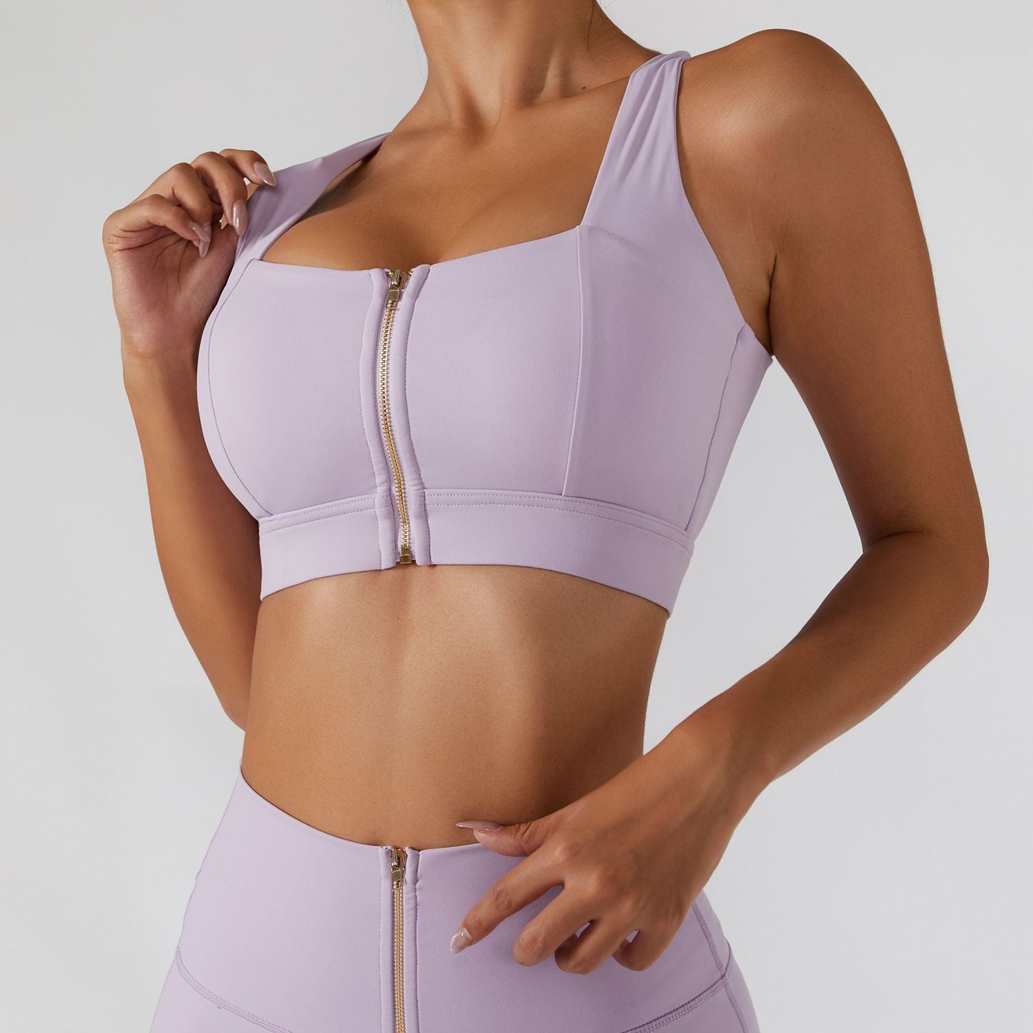 Sports Suit Seamless Yoga Set Women Two Pieces - Nyaabs