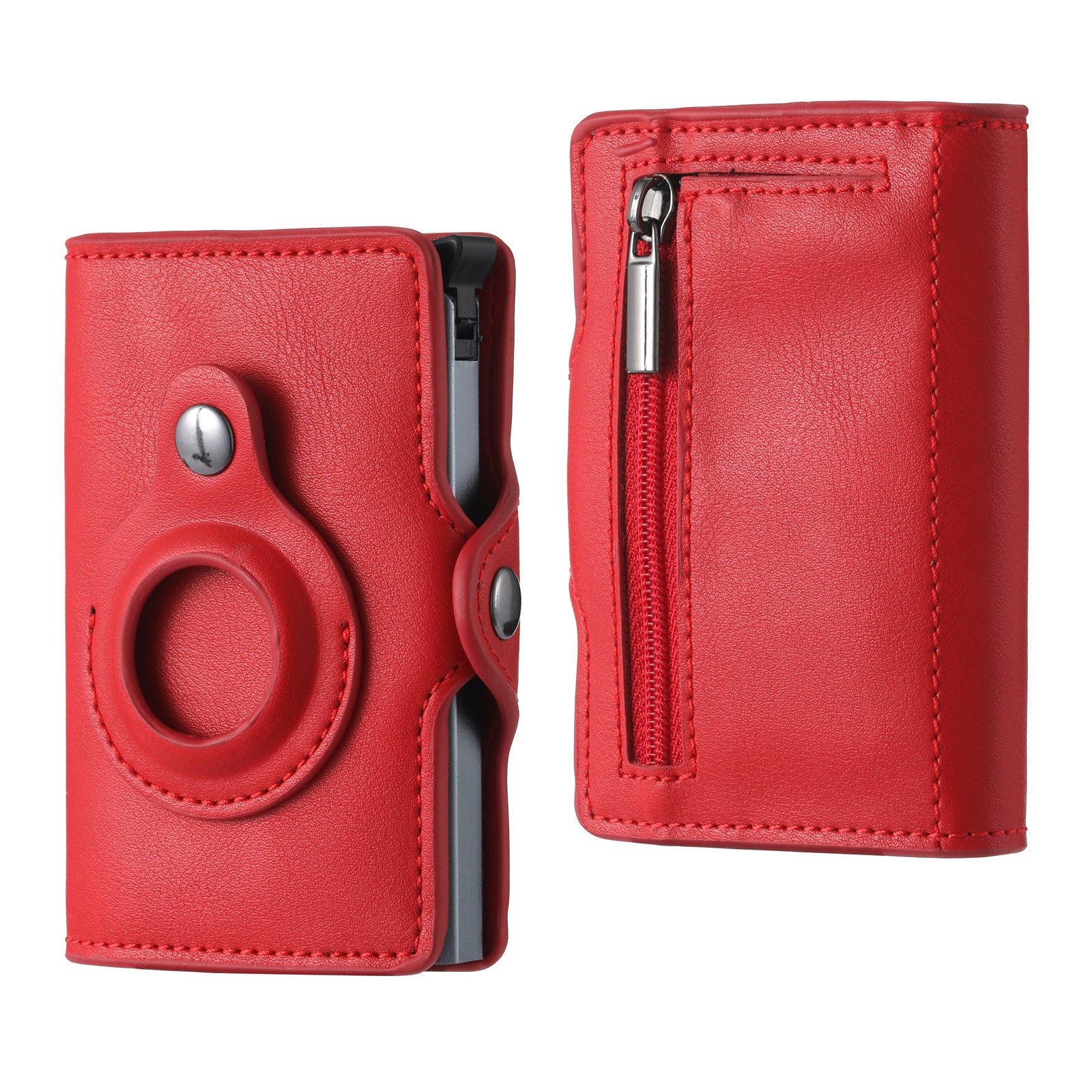 Men's Wallet Tracker Card Clamp Metal Card Holder - Nyaabs