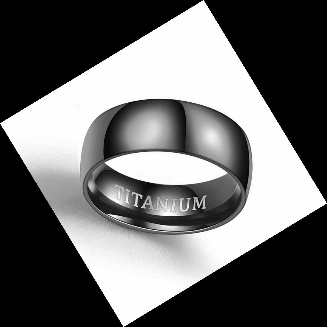 TITANIUM Titanium Steel Ring Men - Nyaabs