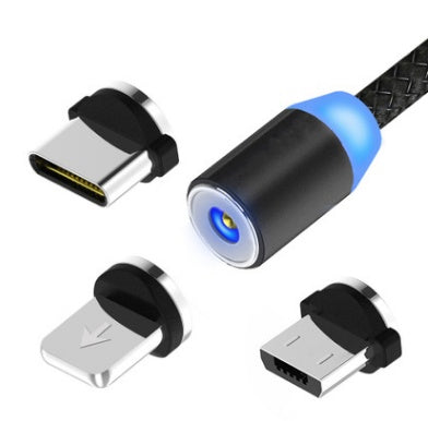 Magnetic Cable Micro Usb Cable 360 Degree Rotate Magnetic Charge Phone Charging Cord Wire - Nyaabs