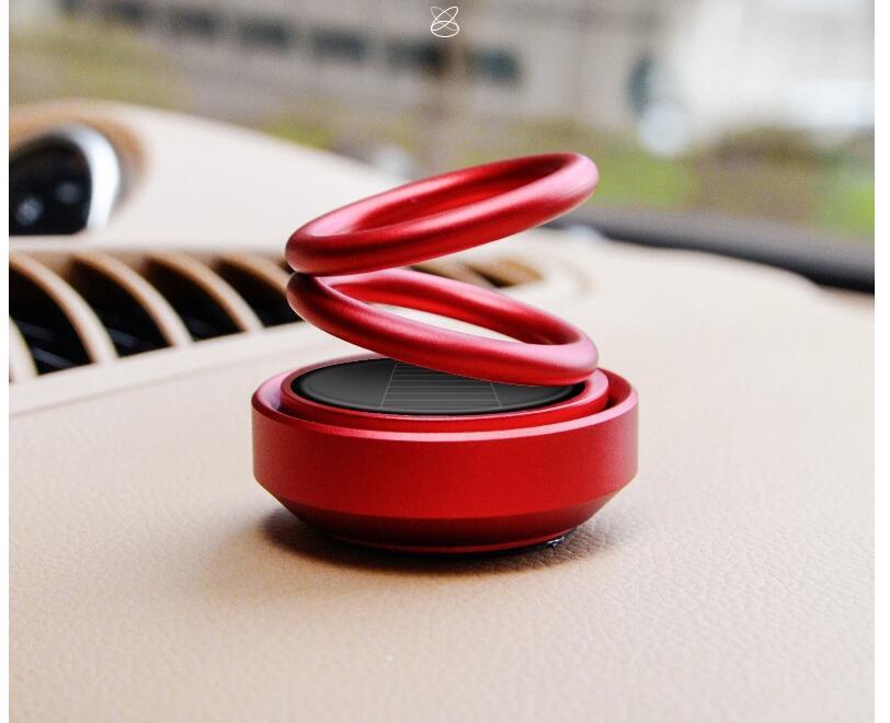 Solar Auto Rotation Car Air Freshener Perfume Seat - Nyaabs