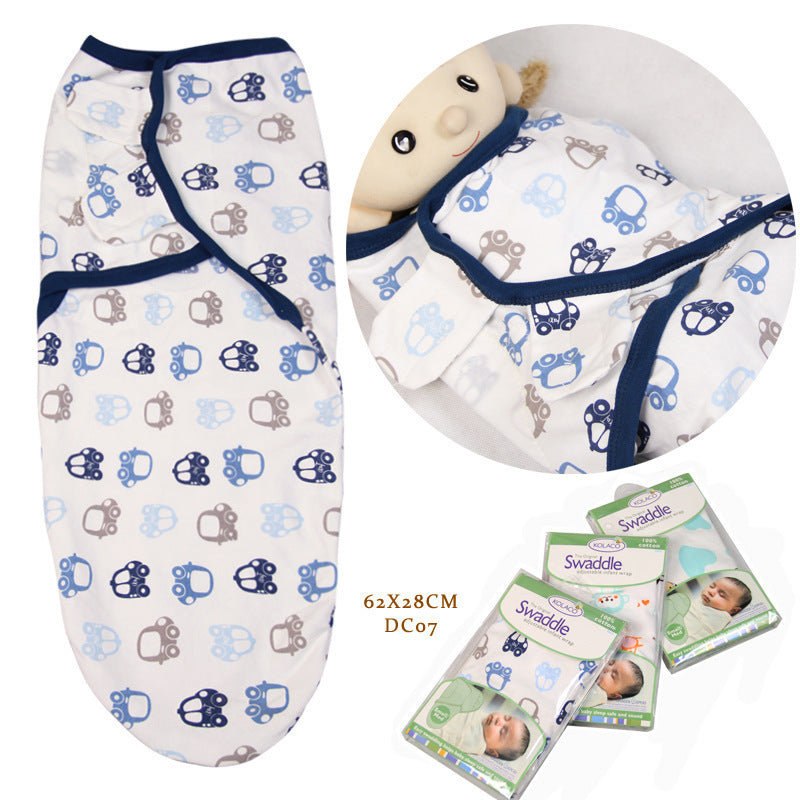 Cotton baby baby wrapped towel, cartoon baby sleeping bag, anti startled baby and baby products - Nyaabs